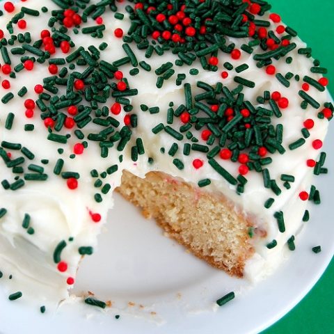 Hot Eggnog Cake