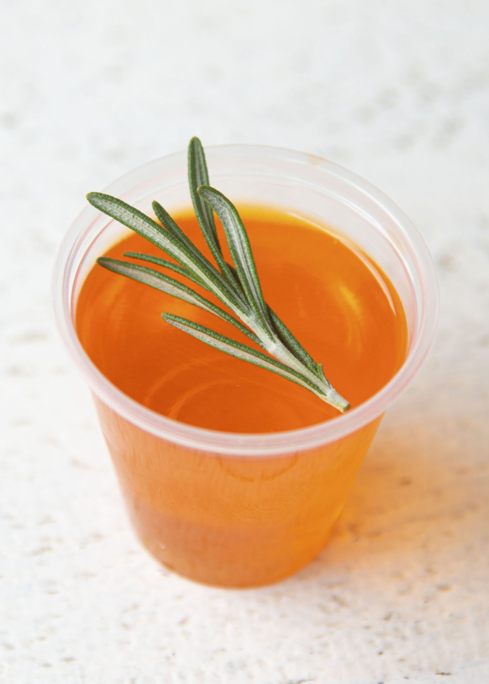 Since Winter Sun Jello Shot taken from an angle.