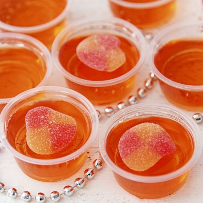 Peach Bellini Jello Shots