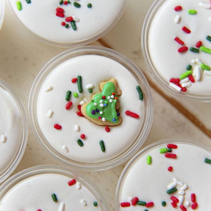 Sugar Cookie Pudding Shots