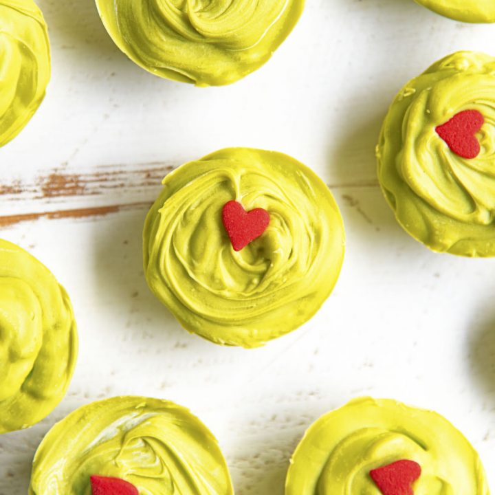 The Grinch Sugar Cookie Cups
