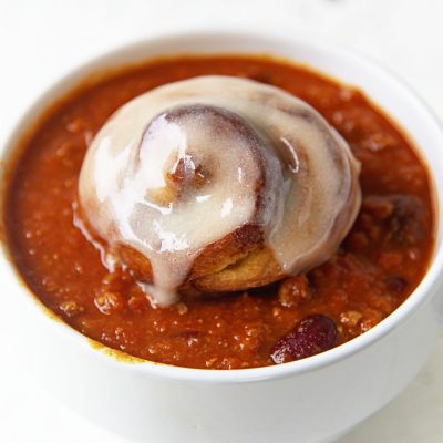 Cinnamon Rolls and Chili