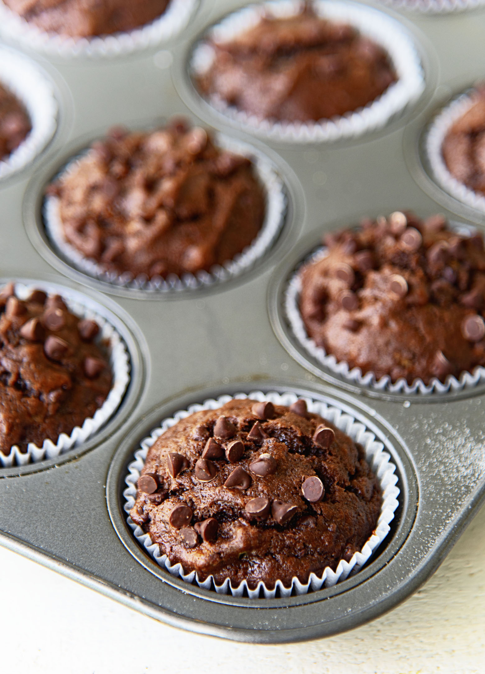 The muffins still in the tin.