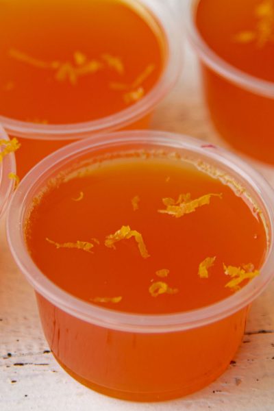 Touchdown Red Bull Jello Shots