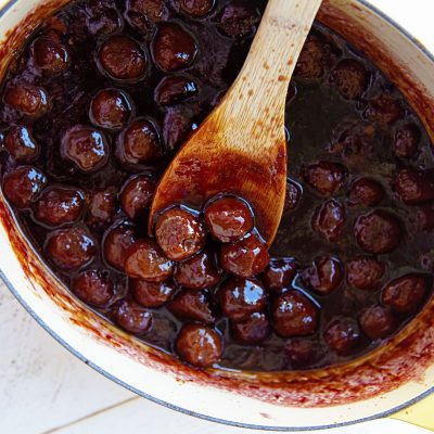 Vegetarian Grape Jelly Meatballs