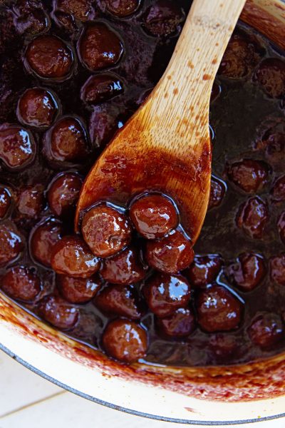 Vegetarian Grape Jelly Meatballs