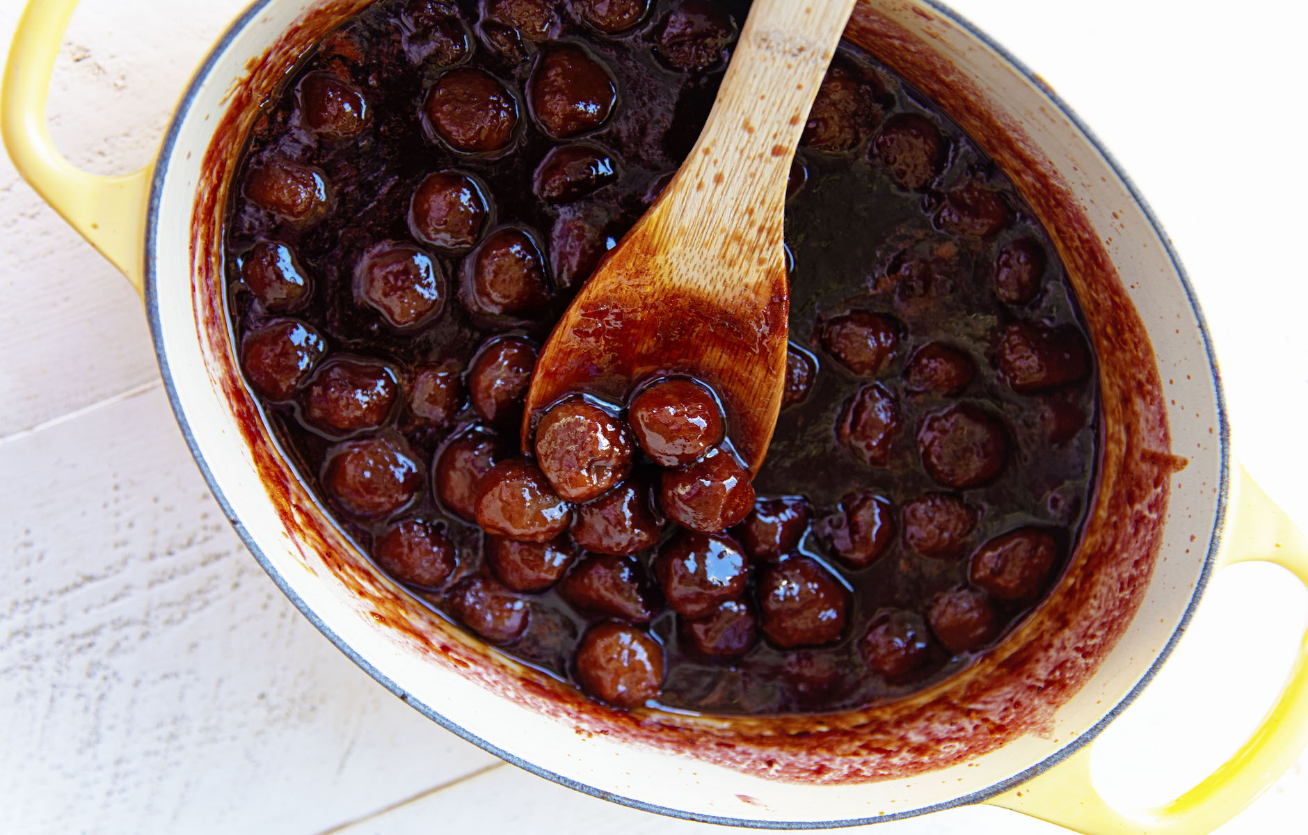 Vegetarian Grape Jelly Meatballs