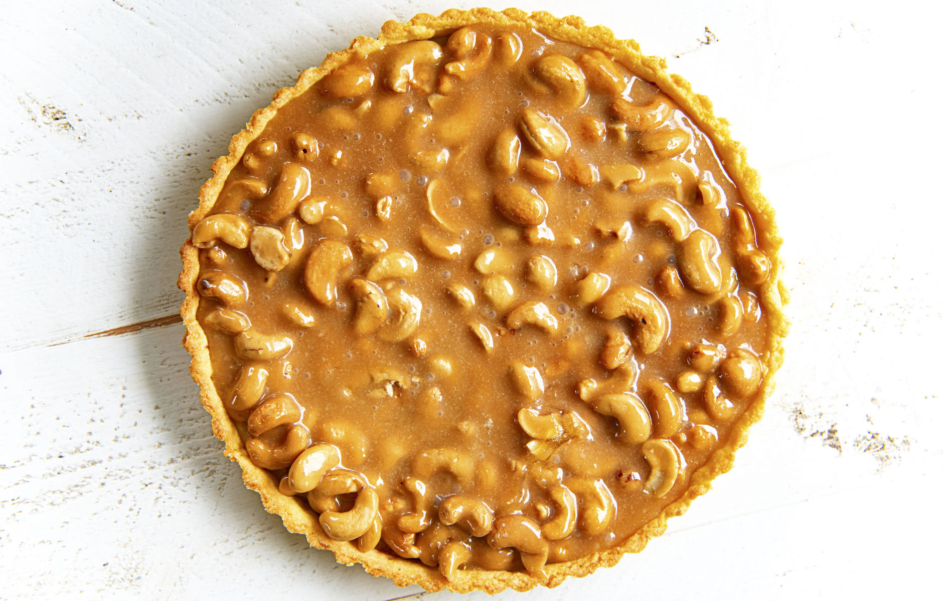 Baseball Nut Caramel Tart