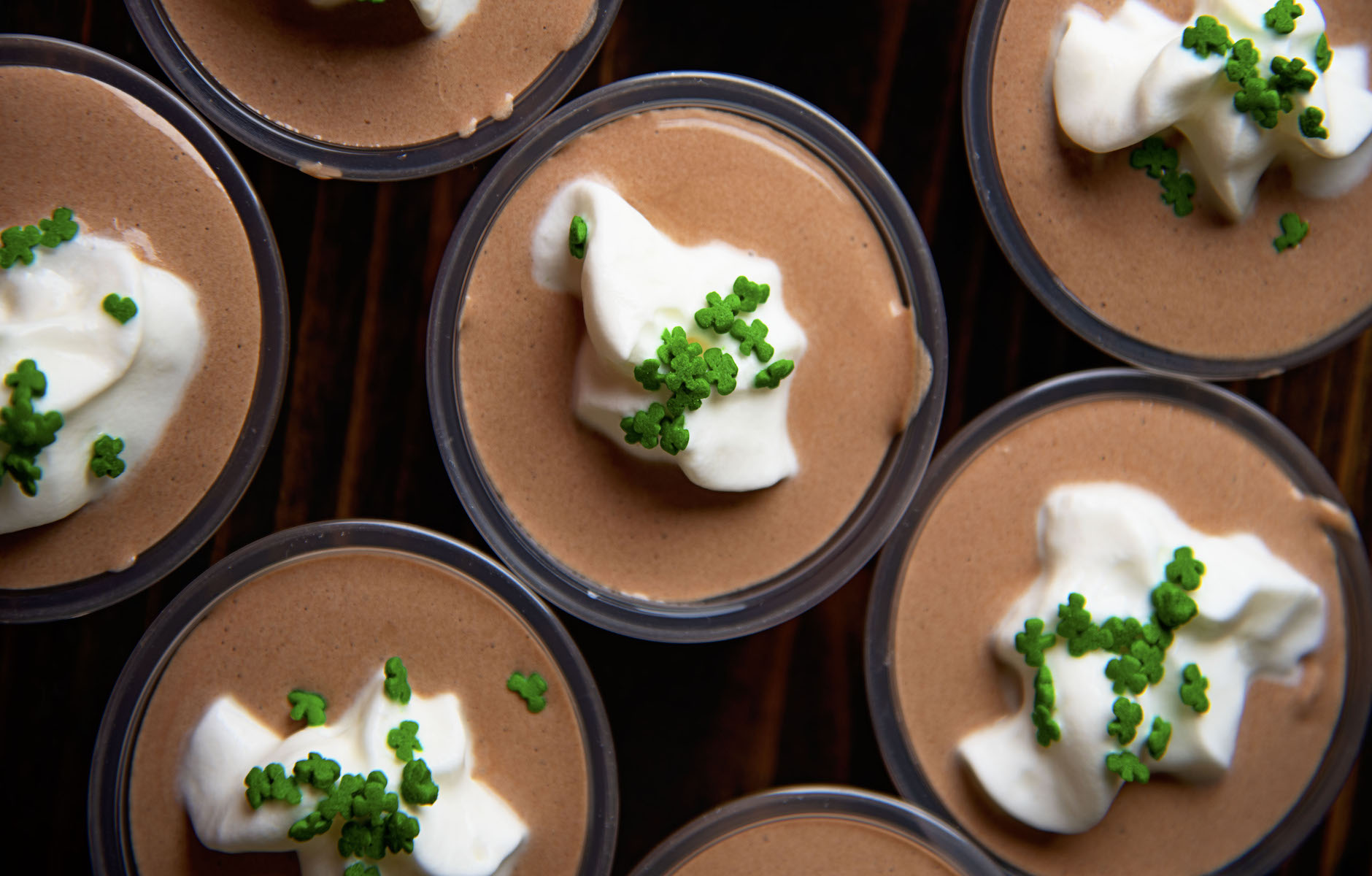 Irish Coffee Pudding Shots
