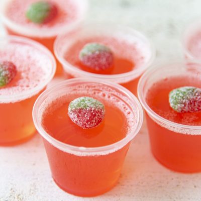 Strawberry Lemonade Jello Shots