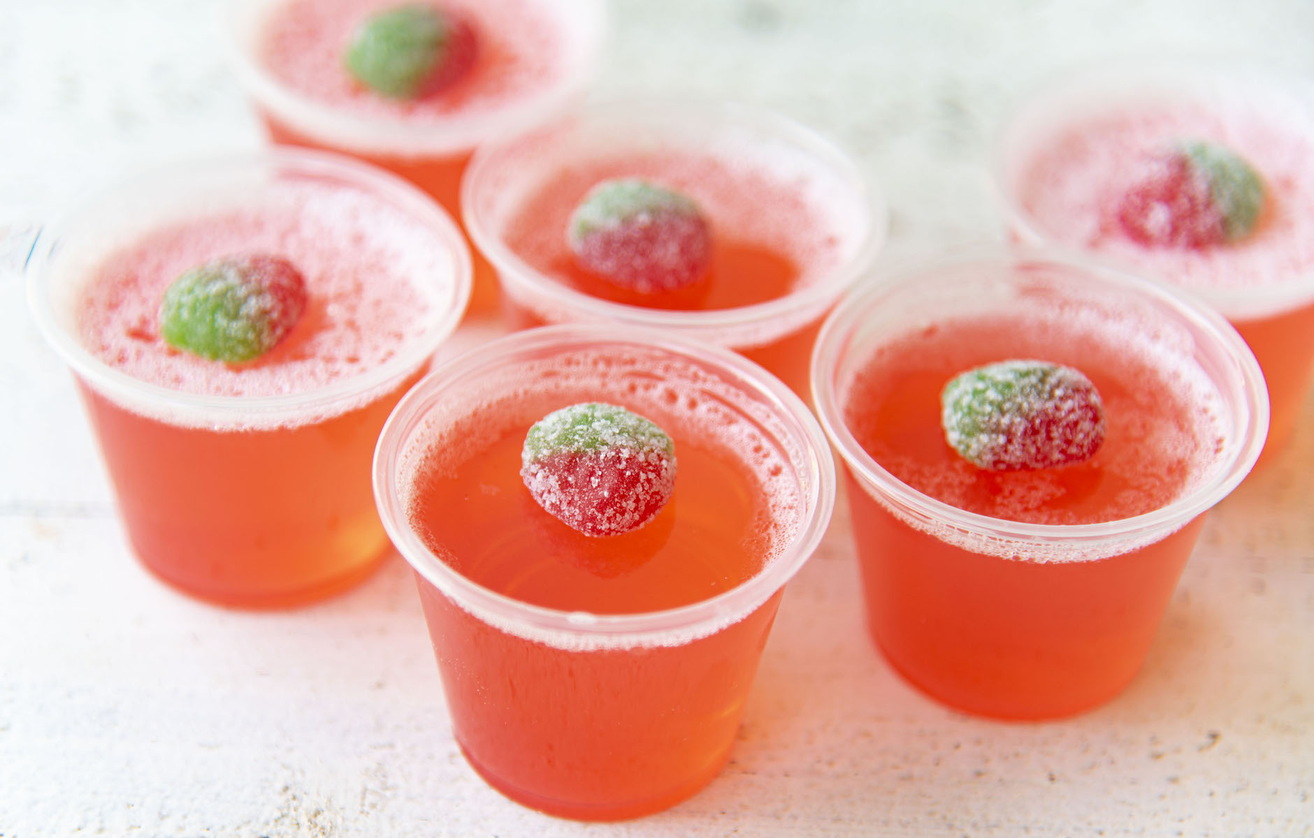 Strawberry Lemonade Jello Shots Sweet