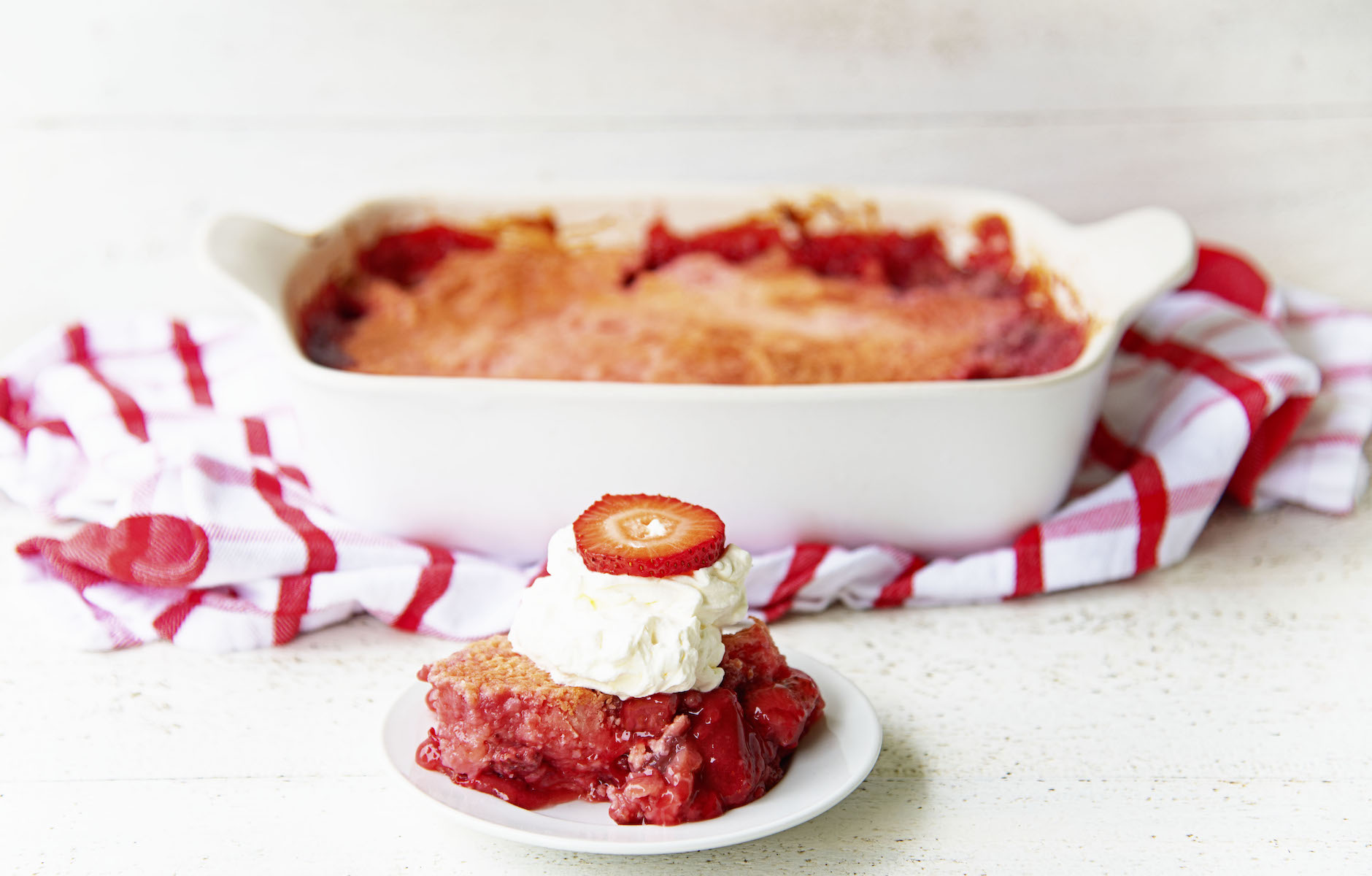 Strawberry Shortcake Dump Cake