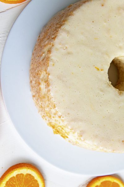 Creamsicle Angel Food Cake