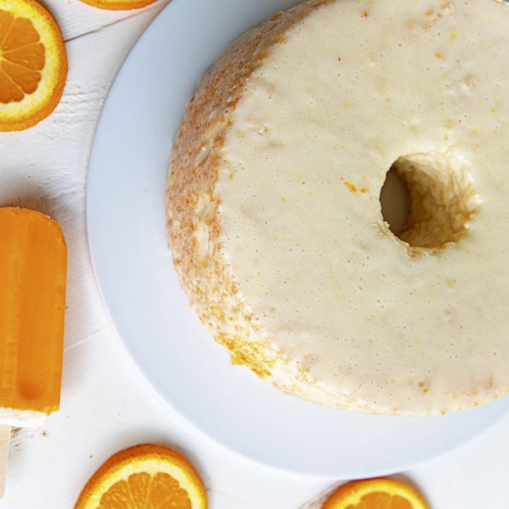 Creamsicle Angel Food Cake