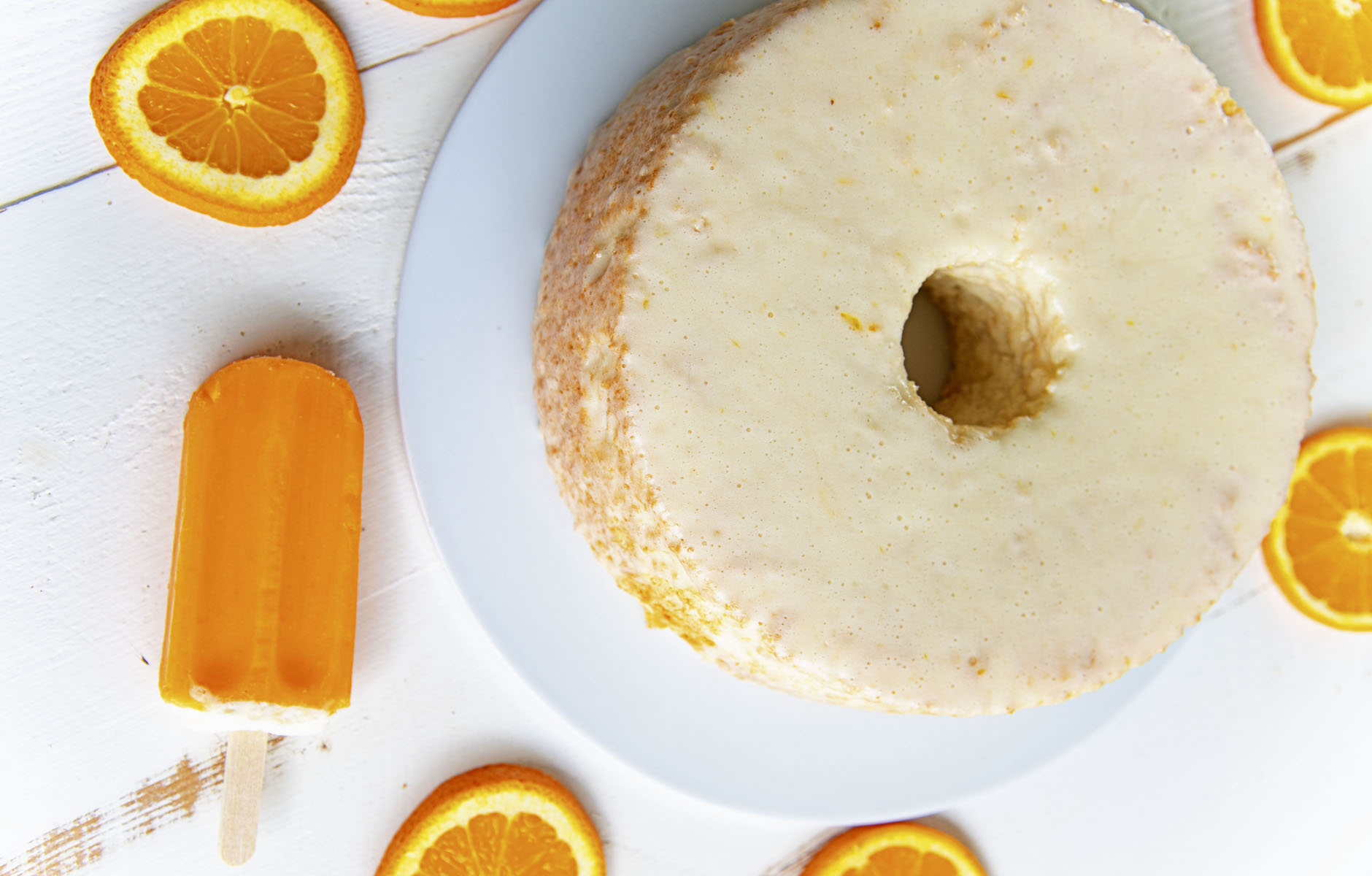Creamsicle Angel Food Cake