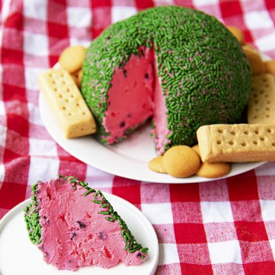 Watermelon Cheesecake Cheese Ball