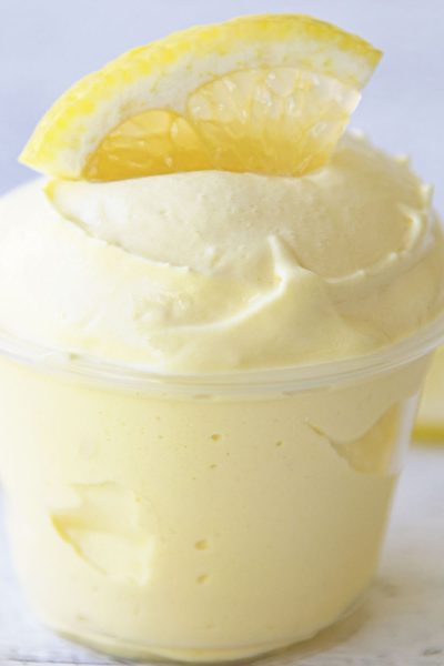 Frosted Lemonade Pudding Shots