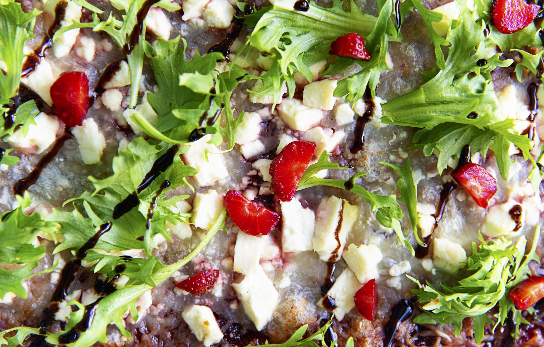 Strawberry Balsamic Jam Flatbread