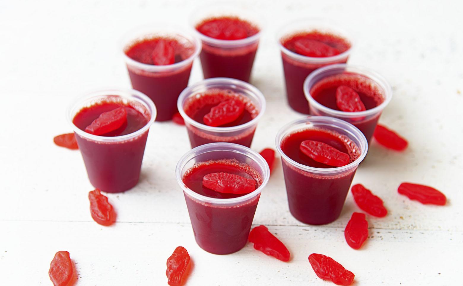 Swedish Fish Jello Shots Sweet ReciPEAs