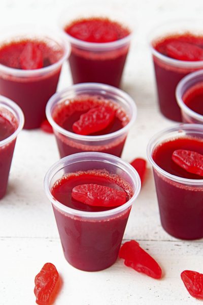 Swedish Fish Jelly Shots