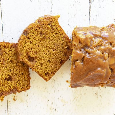 Butterscotch Glazed Pumpkin Bread