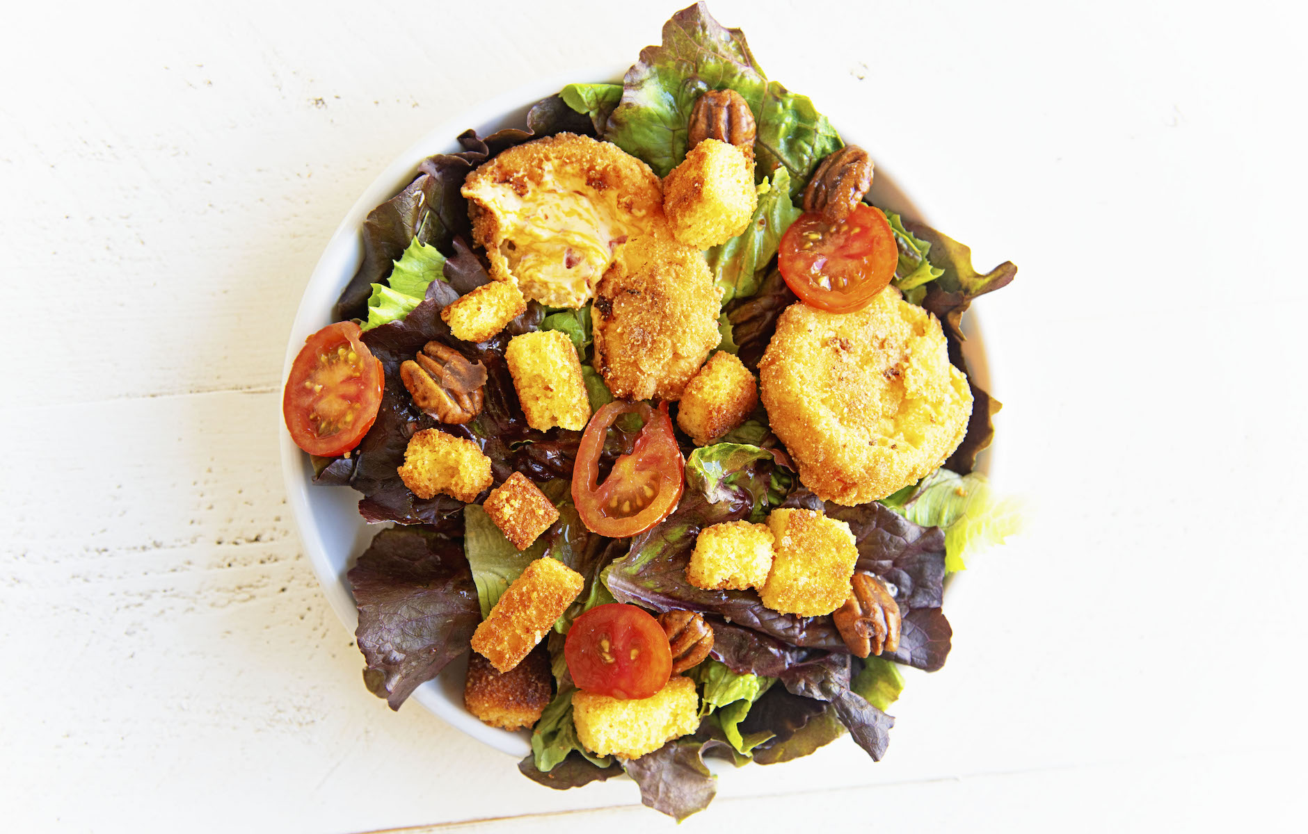 Fried Pimento Cheese Salad