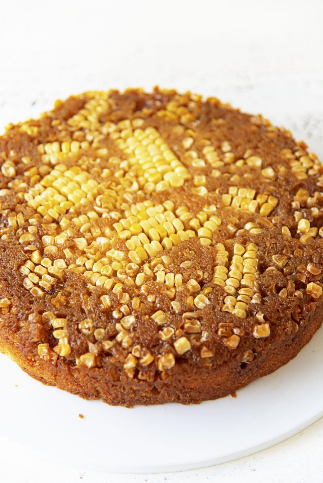 Sweet Corn Upside Down Cake Sweet ReciPEAs