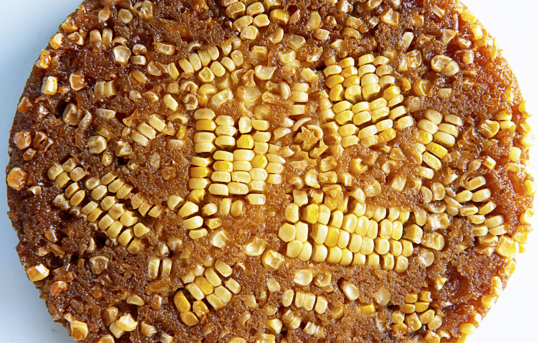 Sweet Corn Upside Down Cake