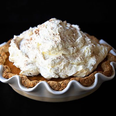 Snickerdoodle Pumpkin Cream Cheese Pie