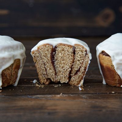 Orange Gingerbread Cinnamon Rolls