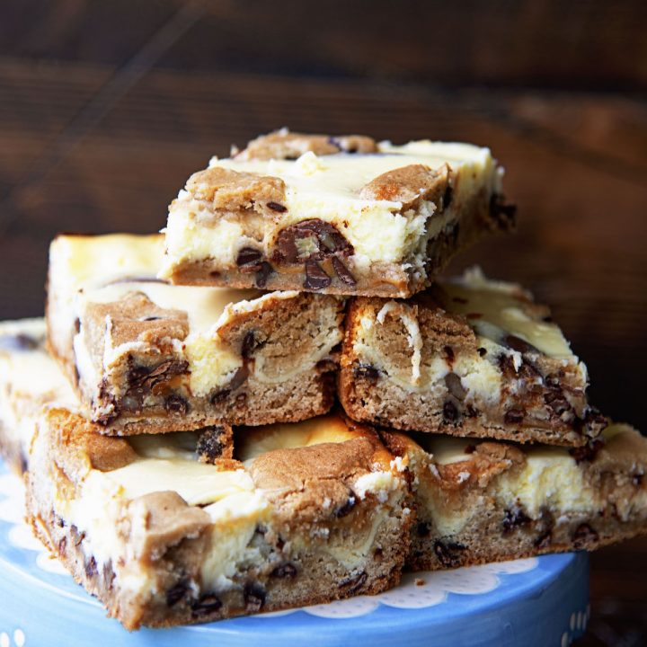 Caramel Turtle Cheesecake Bars