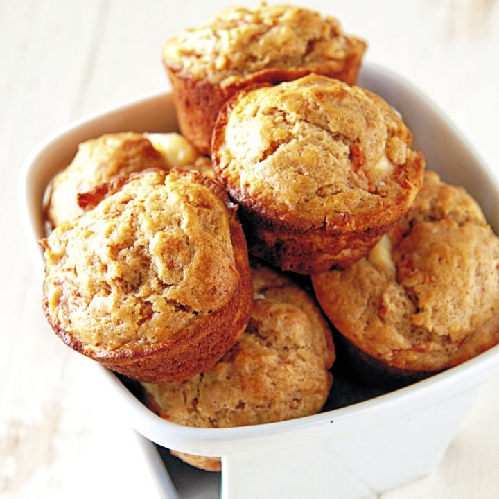 Carrot Cake Cream Cheese Muffins