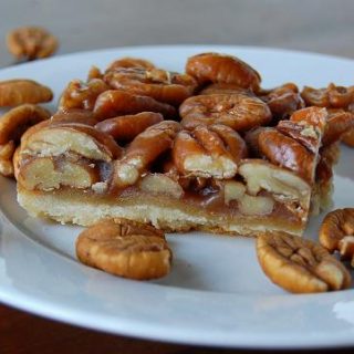 Honey Pecan Shortbread Squares