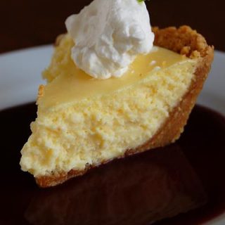 Key Lime Pie with Coconut Pecan Graham Cracker Crust