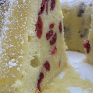 Orange Cranberry Pound Cake