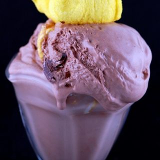 Milk Chocolate Marshmallow Peep Ice Cream
