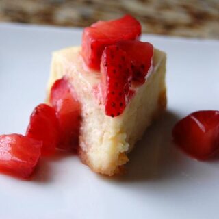 Ricotta Cheesecake with Strawberries