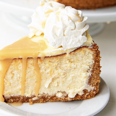 Lemon Sweet Tea Caramel Cheesecake