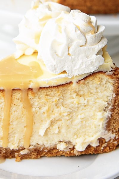 Lemon Sweet Tea Caramel Cheesecake