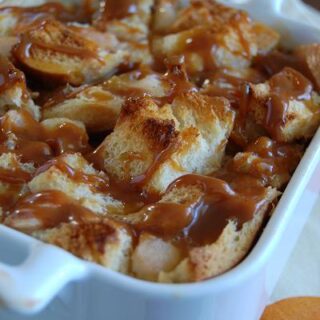 Pear Nutmeg Bread Pudding