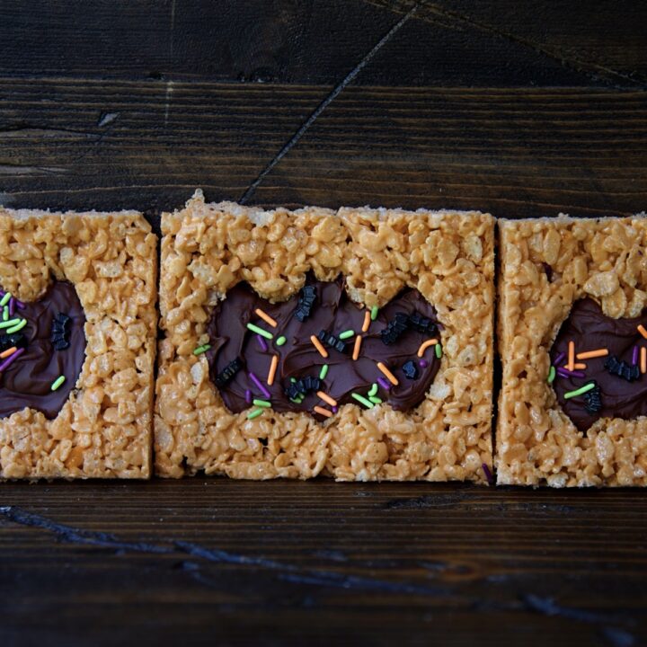 Chocolate Bat Cereal Treats