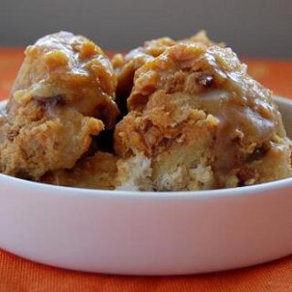 Pumpkin Raisin Bread Pudding