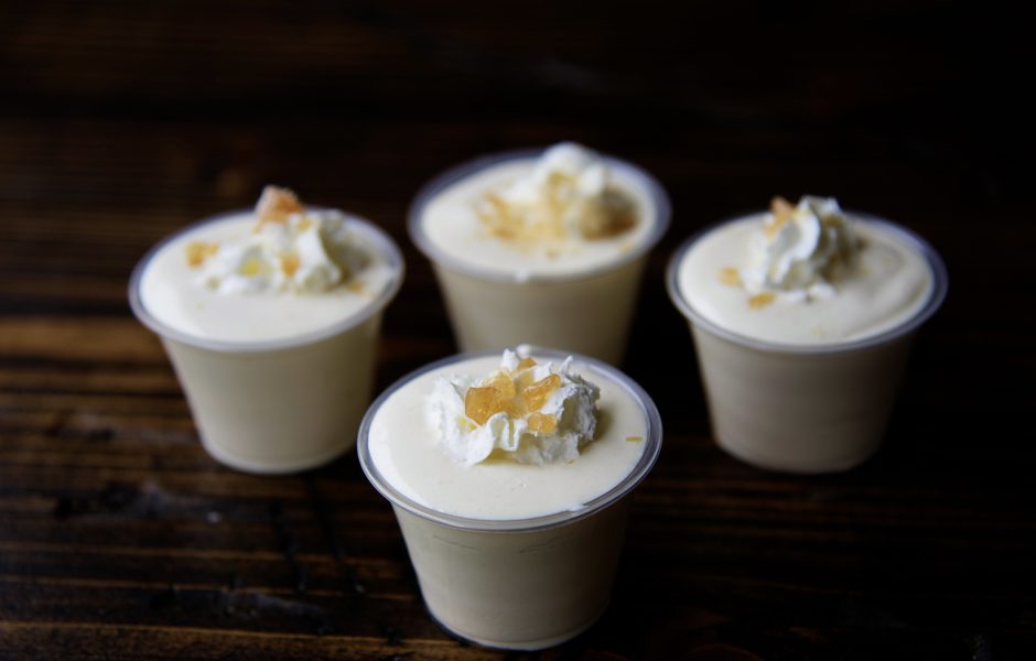 Hot Buttered Rum Pudding Shots