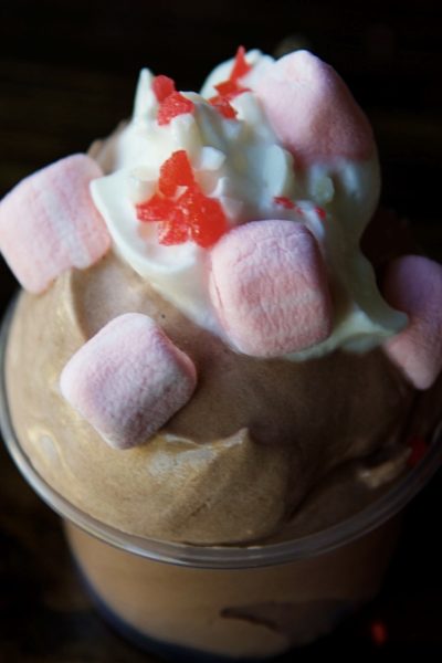 Peppermint Hot Chocolate Pudding Shots