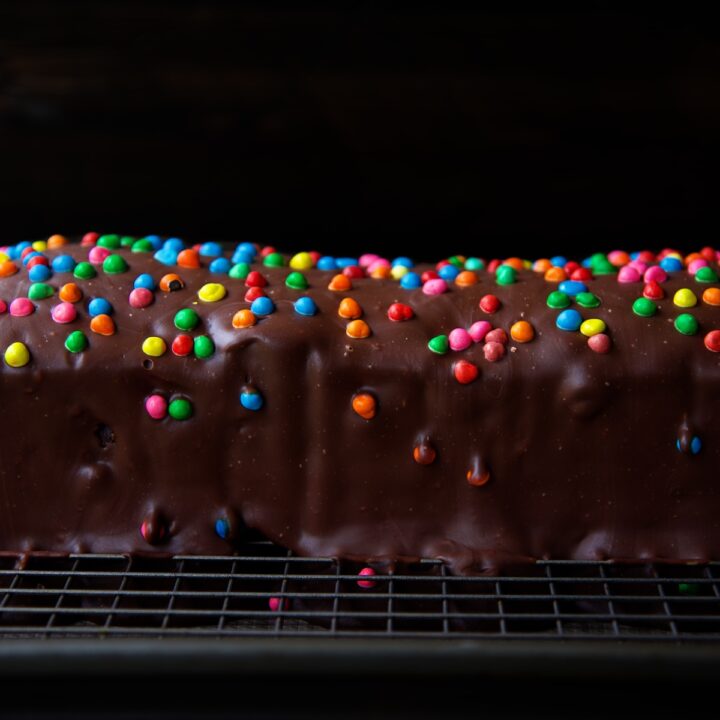 Cosmic Chocolate Loaf Cake