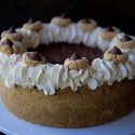 Peanut Butter Blossom Cookie Cheesecake