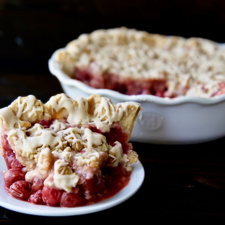 Cherry Cola Crumb Pie