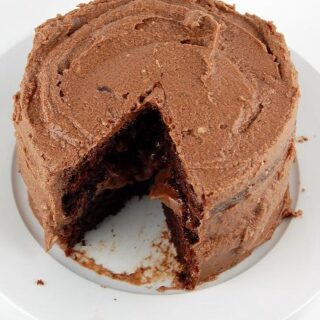 Chocolate Stout Irish Cream Cake