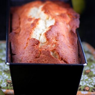 Lime White Chocolate Chip Pound Cake