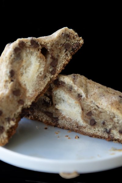 Mocha Chip Donut Stuffed Cookies